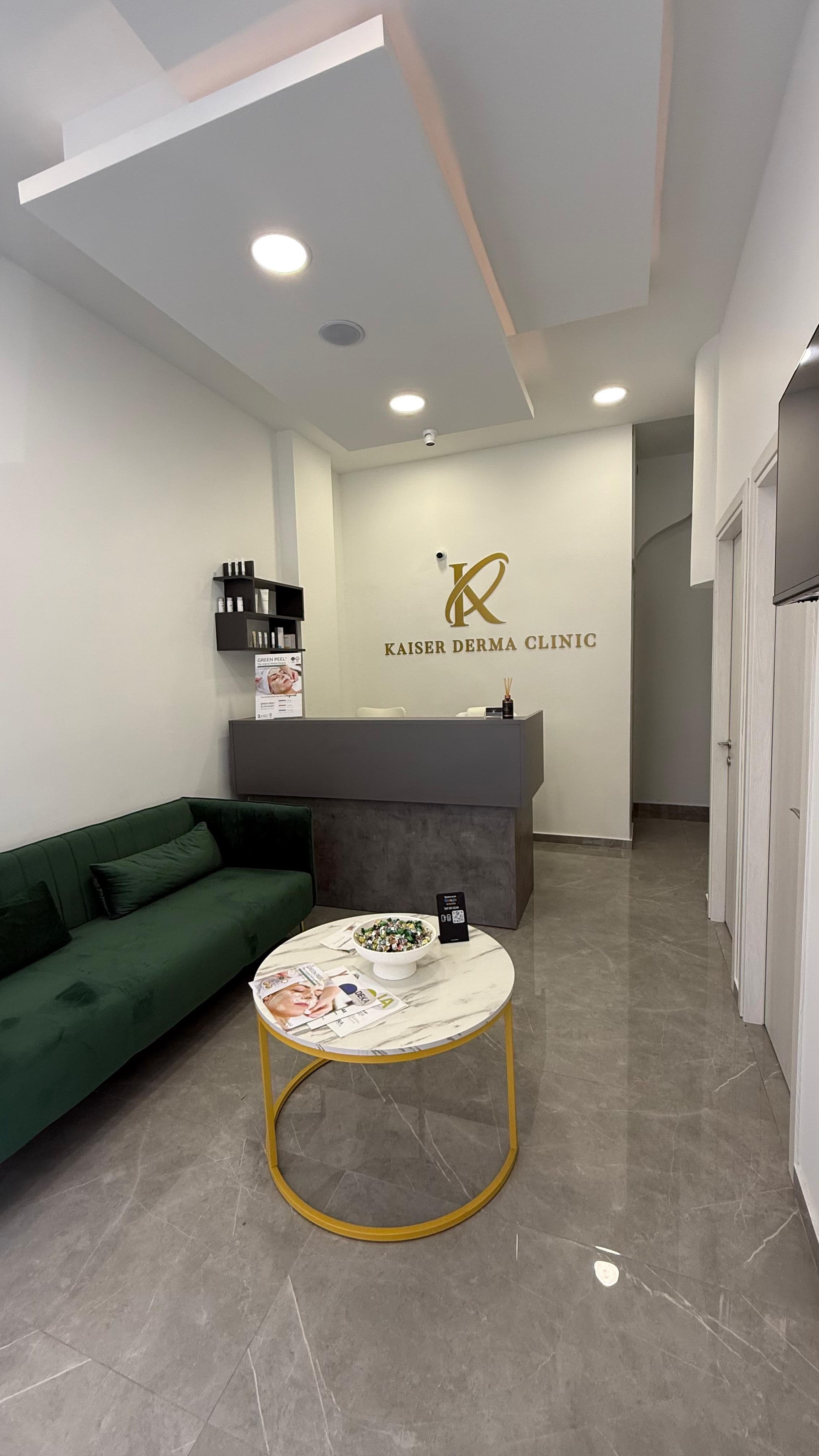 Kaiser Derma Clinic — reception hallway